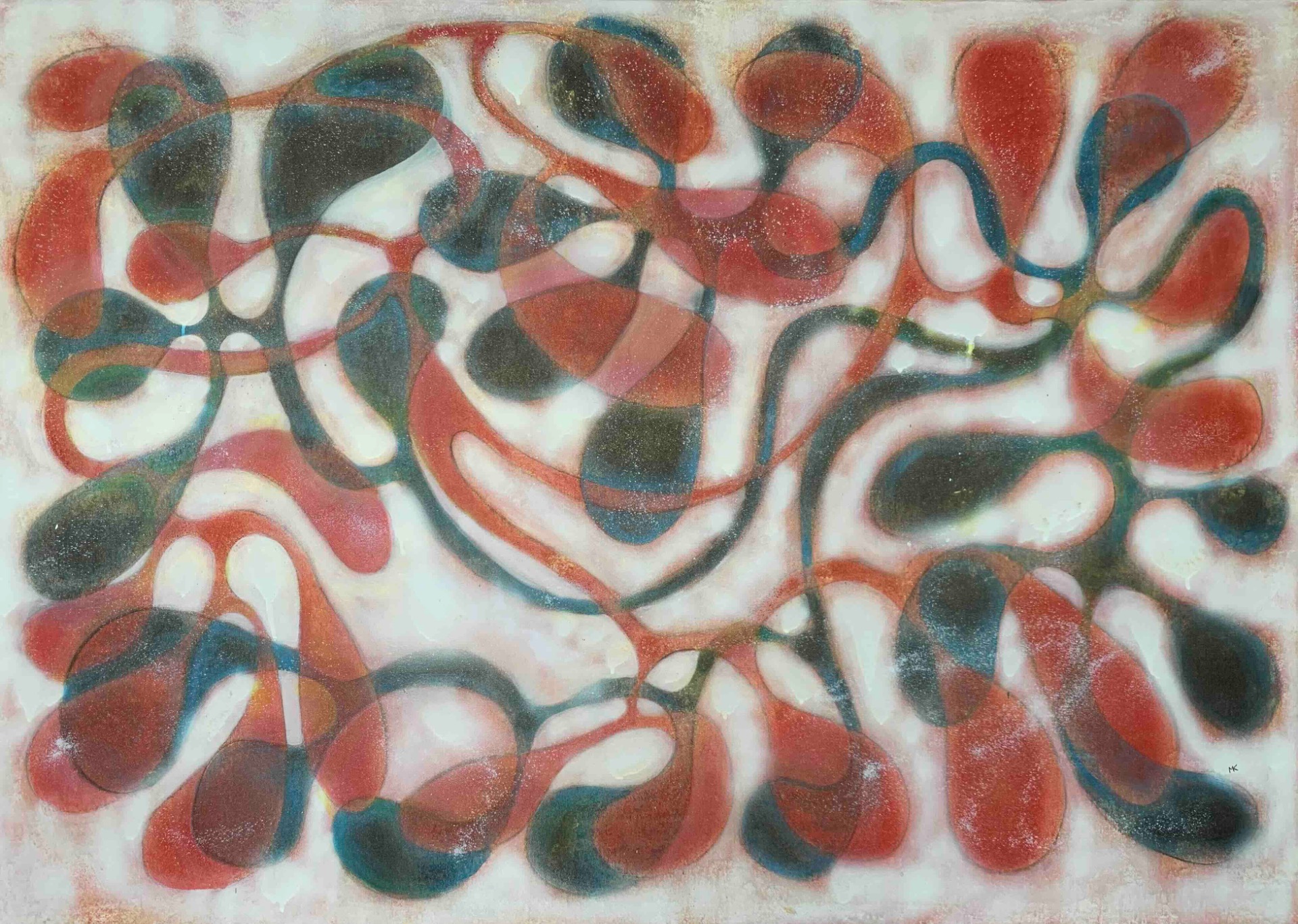 Hustle 100cm x 140cm x 3cm