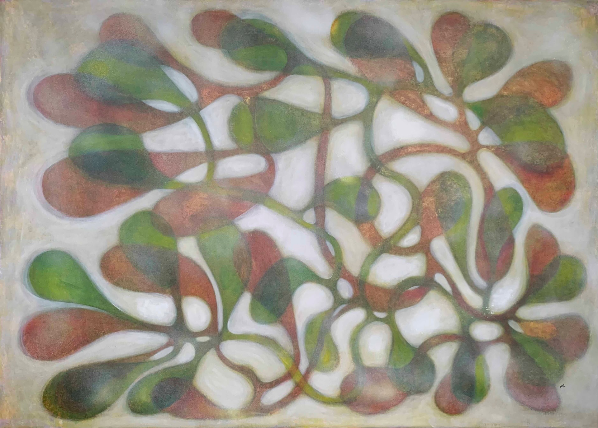 A duet, 100cm x 140cm x 3cm