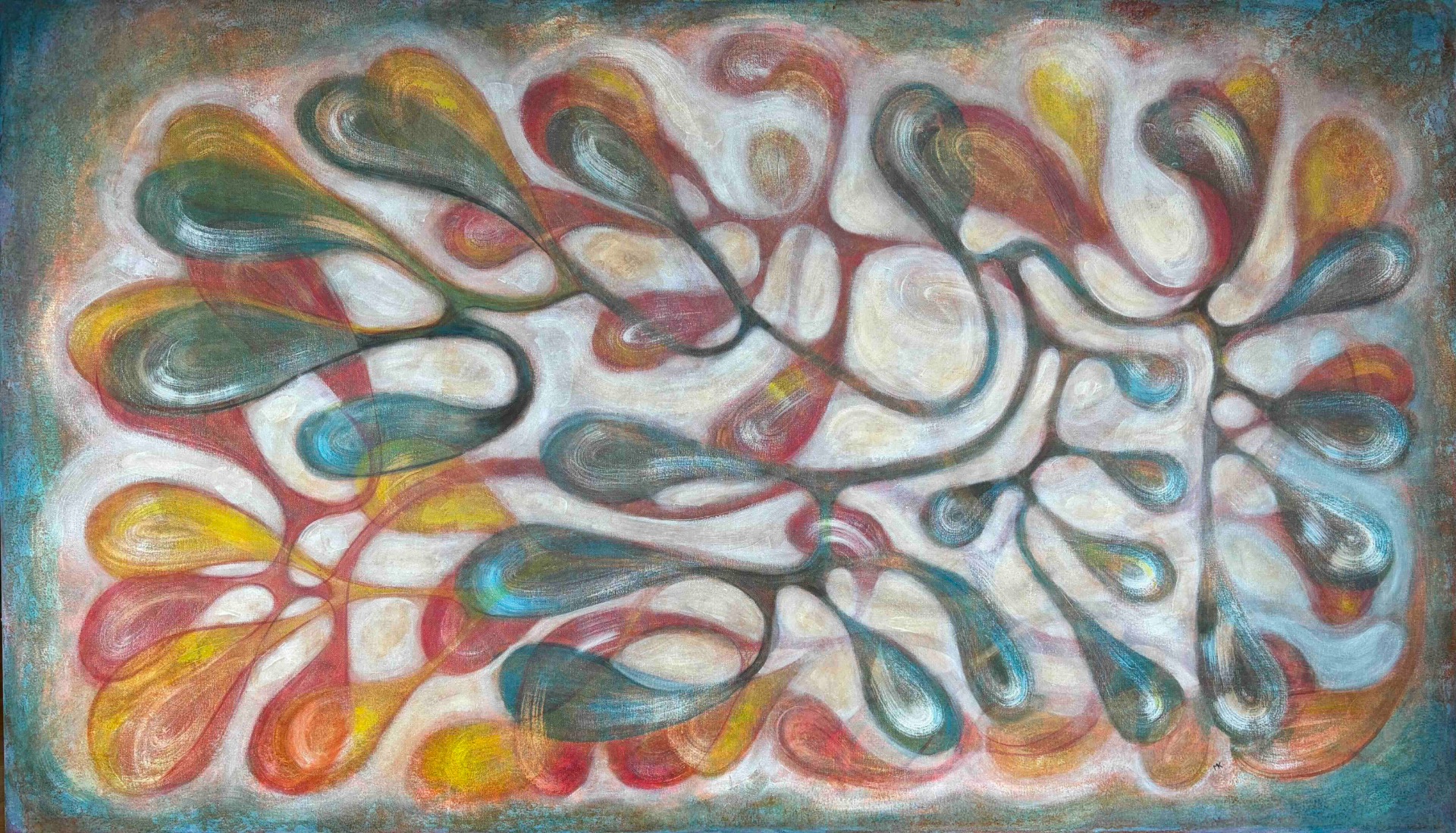 Blue note 92cm 160cm x 3cm