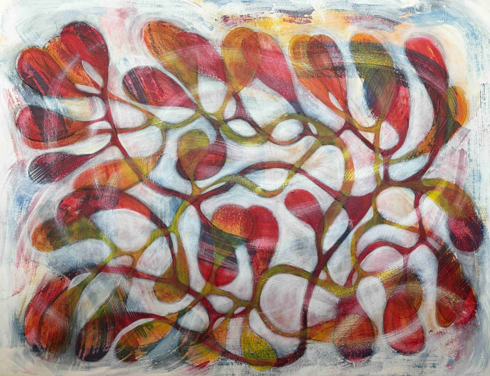Fire dance 92cm x 120cm x 3cm