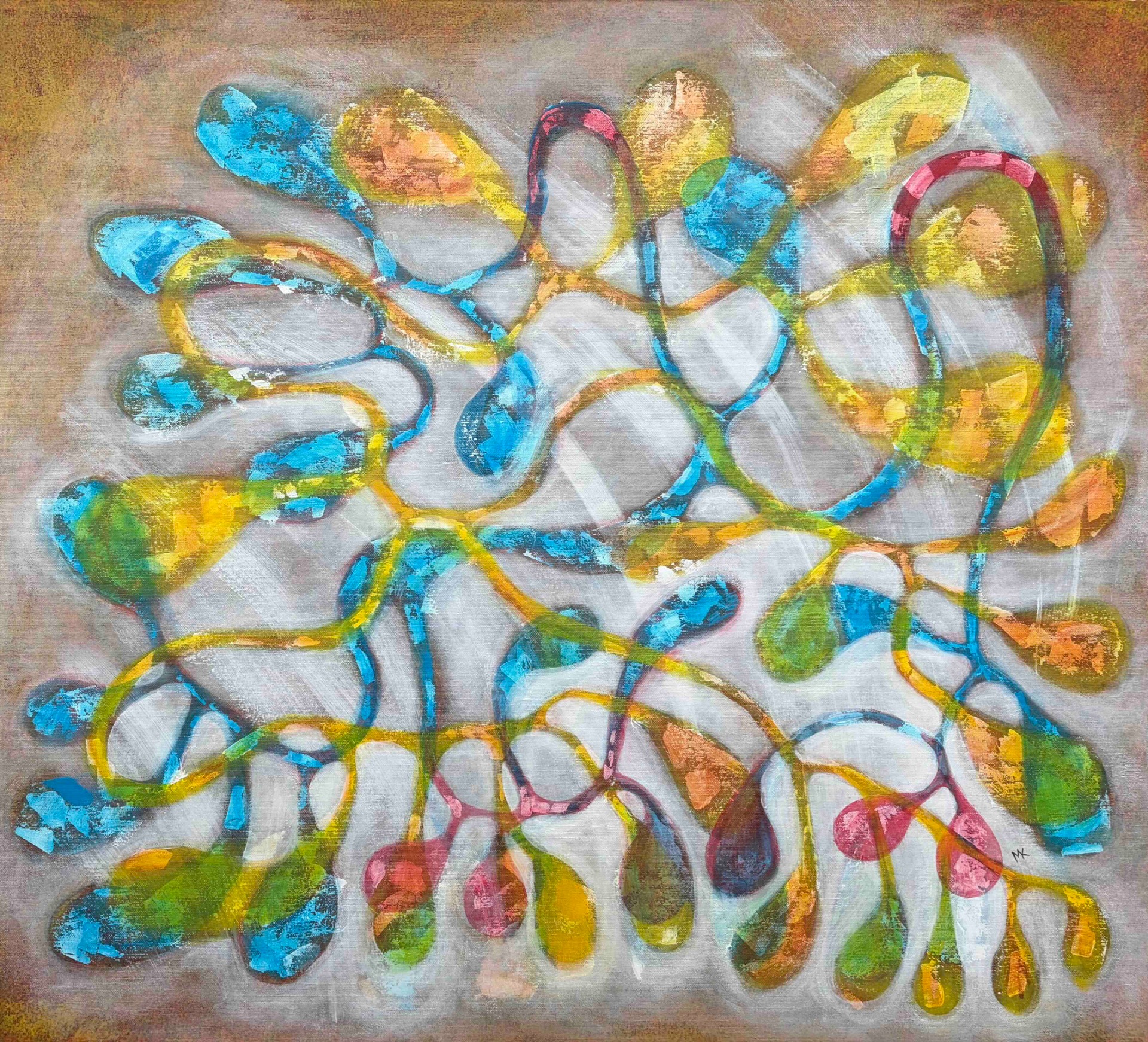 Shuffle 73cm x 81cm x 2cm